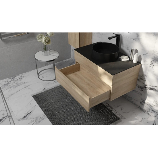 Тумба c раковиной RAVAL Decent 80 дуб сонома