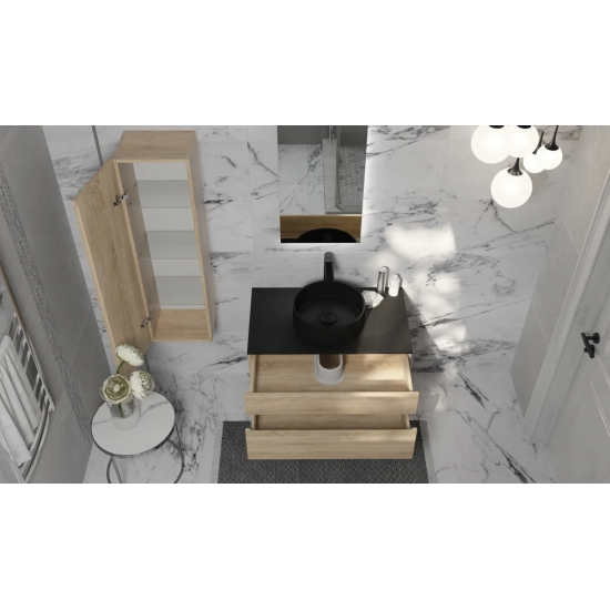 Тумба c раковиной RAVAL Decent 80 дуб сонома