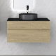 Тумба c раковиной RAVAL Decent 80 дуб сонома