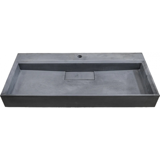 Тумба c раковиной RAVAL Facet 100 антрацит