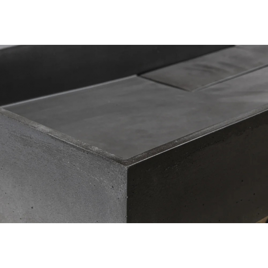 Тумба c раковиной RAVAL Facet 100 антрацит