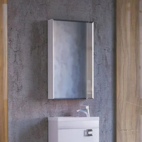 Тумба c раковиной RAVAL Kub 40 белая, подвесная