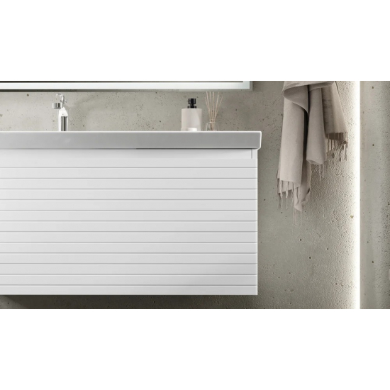 Тумба c раковиной RAVAL Meier 100, белая