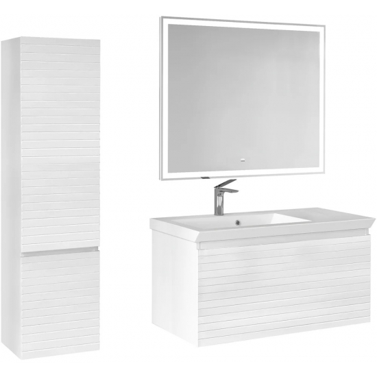 Тумба c раковиной RAVAL Meier 100, белая