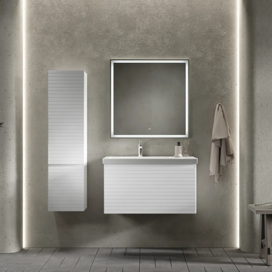 Тумба c раковиной RAVAL Meier 85, белая