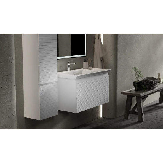 Тумба c раковиной RAVAL Meier 85, белая