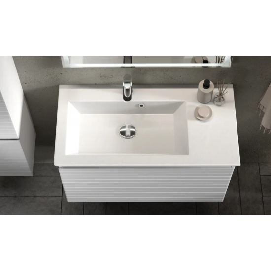 Тумба c раковиной RAVAL Meier 85, белая