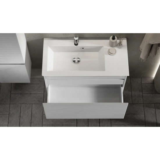 Тумба c раковиной RAVAL Meier 85, белая