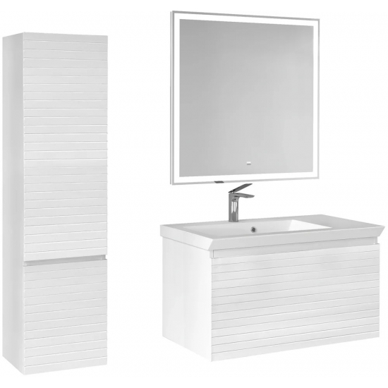 Тумба c раковиной RAVAL Meier 85, белая