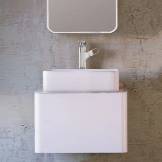 Тумба c раковиной RAVAL Pure 56 подвесная