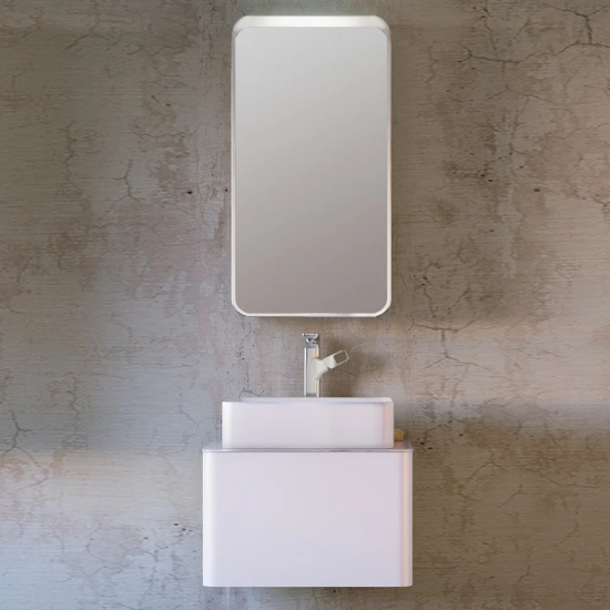 Тумба c раковиной RAVAL Pure 56 подвесная