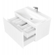 Тумба c раковиной RAVAL Welto 80, подвесная, белая