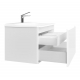 Тумба c раковиной RAVAL Welto 80, подвесная, белая