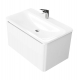 Тумба c раковиной RAVAL Welto 80, подвесная, белая
