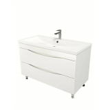 Тумба для комплекта AURA Андрея 100-2 напольная, белая