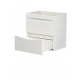 Тумба для комплекта AURA Андрея 50-2 пд подвесная, белая