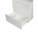 Тумба для комплекта AURA Андрея 58-2 пд подвесная, белая
