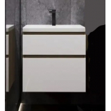 Тумба для комплекта AURA Аврора 60-2 пд подвесная, белая