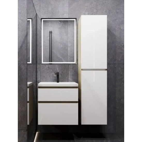 Тумба для комплекта AURA Аврора 60-2 пд подвесная, белая