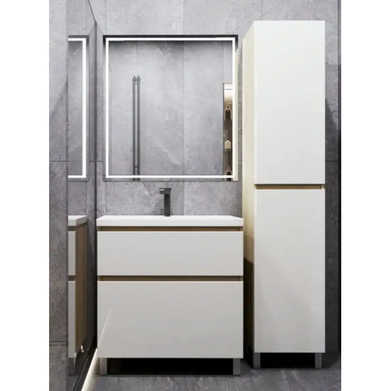 Тумба для комплекта AURA Аврора 70-2 напольная, белая