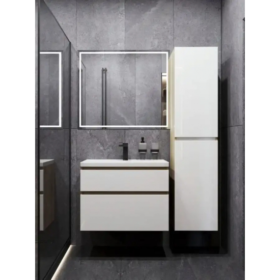 Тумба для комплекта AURA Аврора 70-2 пд подвесная, белая