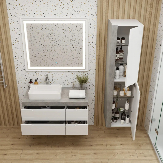 Тумба для комплекта AURA Элен 100-4 пд подиум, подвесная