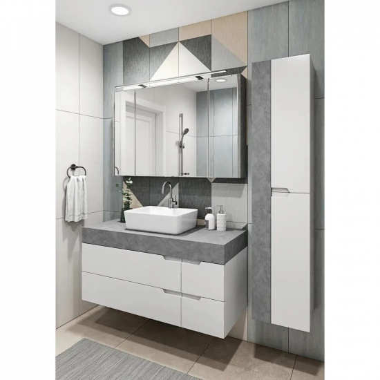 Тумба для комплекта AURA Элен 120-4 пд подиум, подвесная