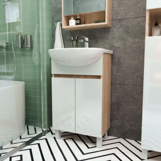 Тумба для комплекта AURA Глория 60 напольная, дуб кантри