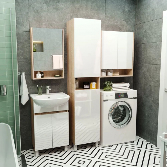 Тумба для комплекта AURA Глория 60 напольная, дуб кантри