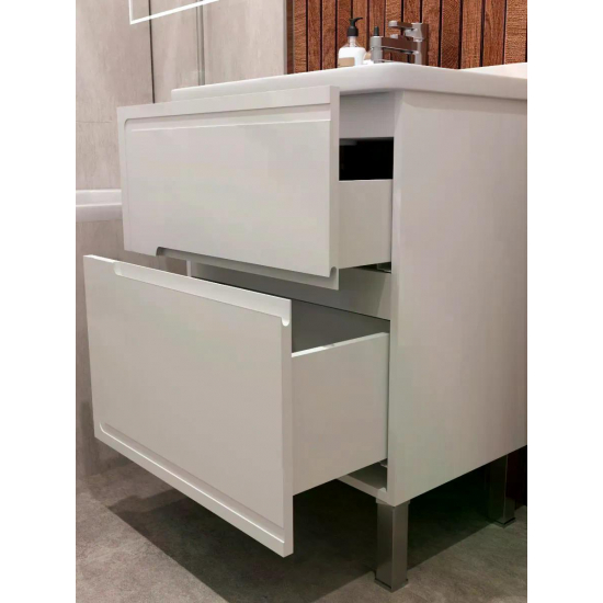 Тумба для комплекта AURA Izabel 60-2 напольная, белая
