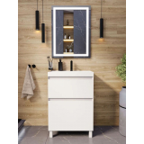 Тумба для комплекта AURA Лаура 70-2 напольная, белая