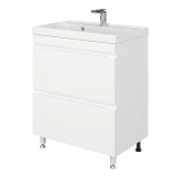 Тумба для комплекта AURA Сантельмо 60-2 напольная, белая