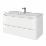 Тумба для комплекта AURA Токио 100-2 пд подвесная, белая