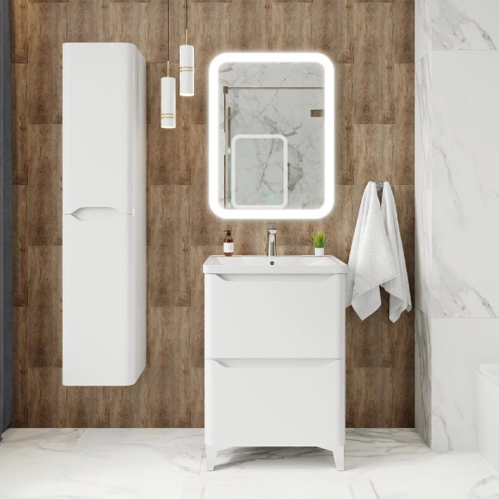 Тумба для комплекта AURA Токио 60-2 напольная, белая