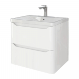 Тумба для комплекта AURA Токио 60-2 пд подвесная, белая