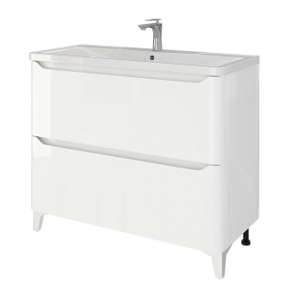 Тумба для комплекта AURA Токио 80-2 напольная, белая