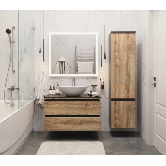 Тумба для комплекта AURA Триумф 70-2 пд подвесная, славянский дуб 