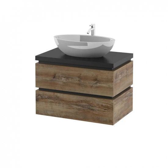 Тумба для комплекта AURA Триумф 70-2 пд подвесная, славянский дуб 