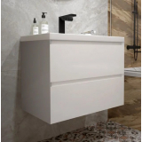 Тумба для комплекта AURA Vanessa 60-2 пд подвесная, белая