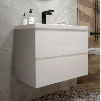 Тумба для комплекта AURA Vanessa 60-2 пд подвесная, белая