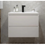 Тумба для комплекта AURA Vanessa 70-2 пд подвесная, белая