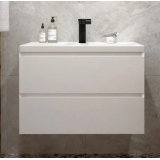 Тумба для комплекта AURA Vanessa 80-2 пд подвесная, белая