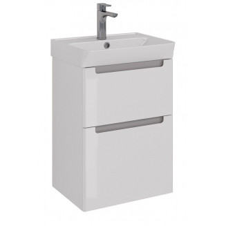 Тумба для комплекта LEMARK Buno 50, 2 ящика, белая, под раковину Neon 50