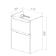 Тумба для комплекта LEMARK Buno 50, 2 ящика, белая, под раковину Neon 50