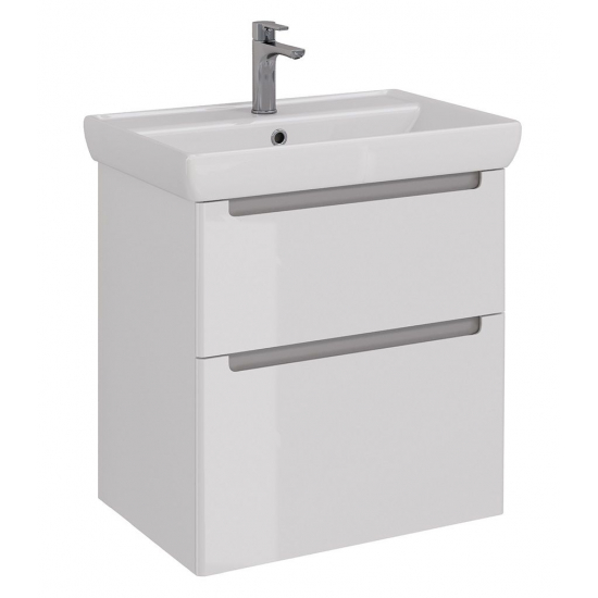Тумба для комплекта LEMARK Buno 70, 2 ящика, белая, под раковину Q70