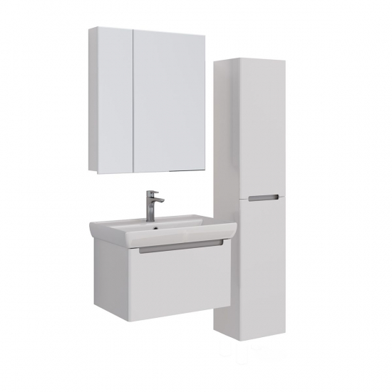 Тумба для комплекта LEMARK Buno mini 70 подвесная, 1 ящик, белая, под раковину Q70