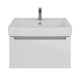 Тумба для комплекта LEMARK Buno mini 80 подвесная, 1 ящик, белая, под раковину Q80