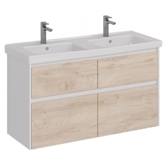 Тумба для комплекта LEMARK Combi 125, 4 ящика, дуб кантри, под раковину Гармония 125