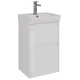 Тумба для комплекта LEMARK Combi 45, 2 ящика, белый глянец, под раковину Neon 45
