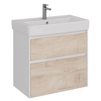 Тумба для комплекта LEMARK Combi 80, 2 ящика, дуб кантри, под раковину Q80